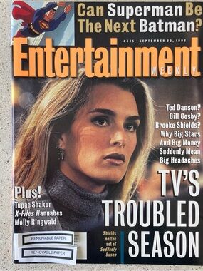 Entertainment Weekly Magazine BROOKE SHIELDS September 20 1996 - Address Label